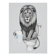Arte de Muro Funny Lion