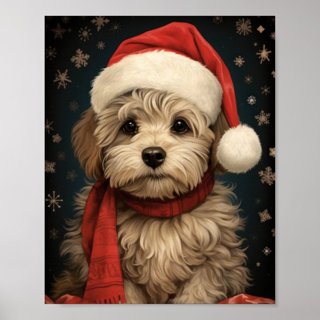Poster Arte de Natal para Cachorros Bonitos: Pup de Feria (Frente)