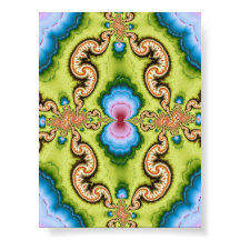 Arte de Padrão de Dragão Fractal Psicodélico