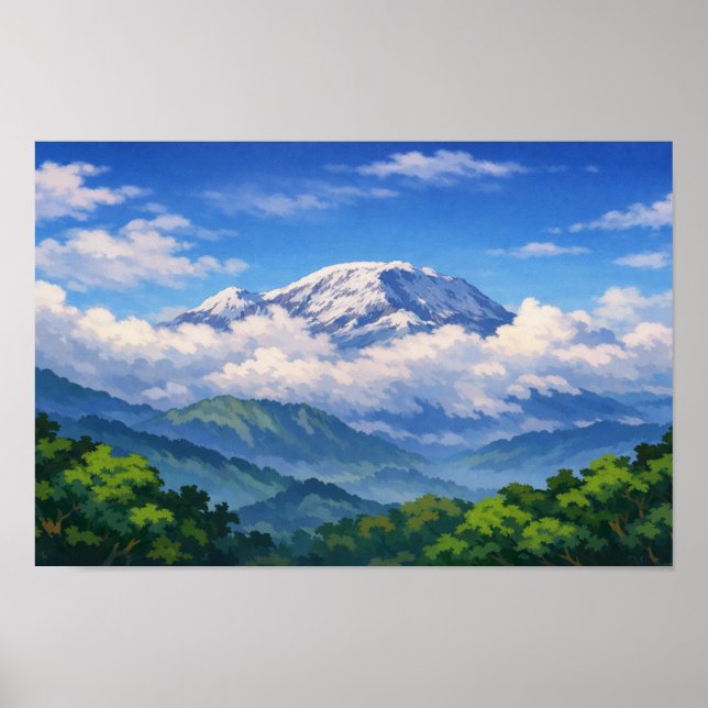 Poster Arte de Paisagem Fotográfica Editada (Frente)