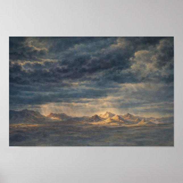 Poster Arte de Paisagem Fotográfica Editada (Frente)