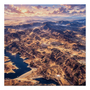 Pôster Arte de Paisagem Fotográfica Editada (Melhor Quali