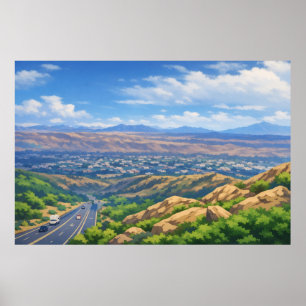 Poster Arte de Paisagem Fotográfica Editada (Melhor Quali