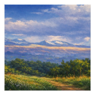 Pôster Arte de Paisagem Fotográfica Editada (Melhor Quali