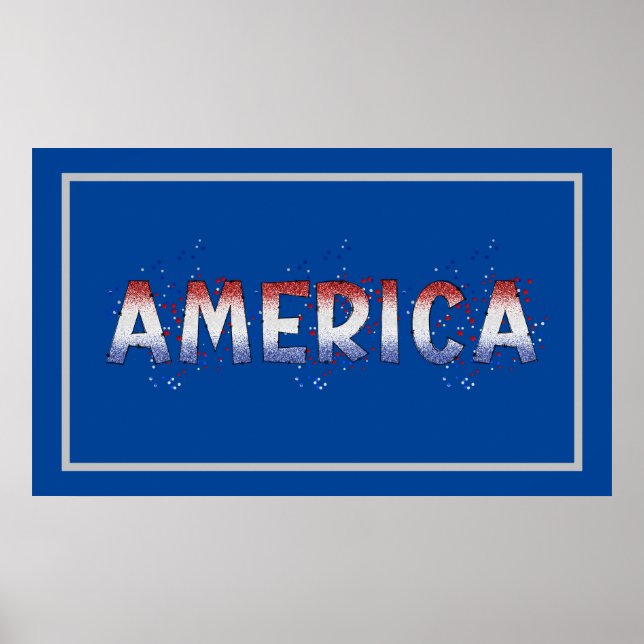 Poster Arte de Palavra Herótica Americana (Frente)
