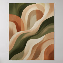 Arte de Parede Abstrata em Terracota da Terra Gale