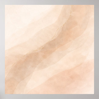 Poster Arte de Parede Abstrata Neutra Minimalista – Orgân