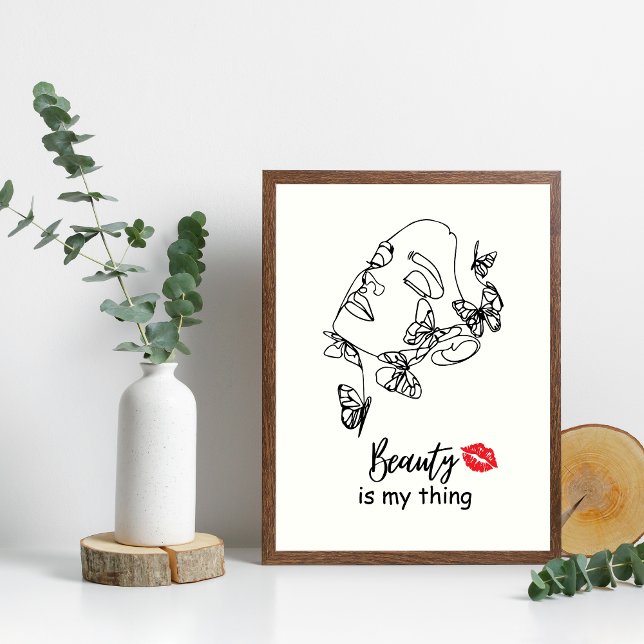 Poster Arte de Parede Artista, Salão de Bela Beleza (Criador carregado)