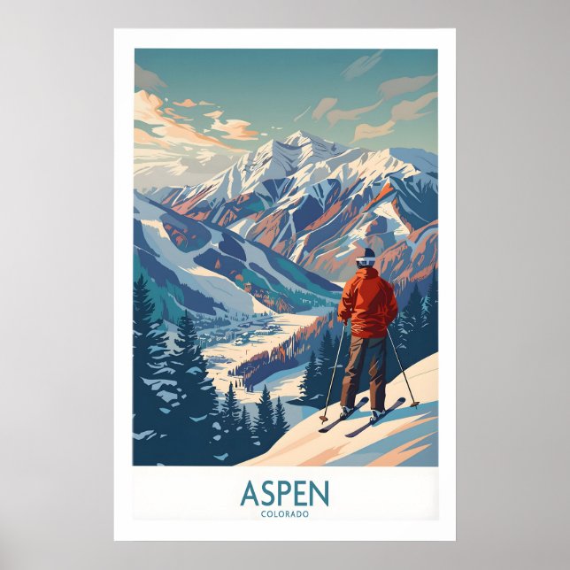 Poster Arte de Parede Aspen 1 (Frente)