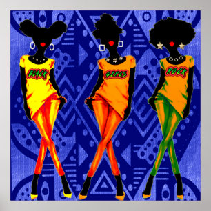 Poster Arte de Parede Beleza e Confiança Empoderadas