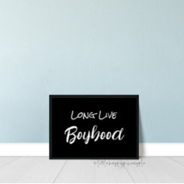 Poster Arte de Parede Black Long Live Boyhood
