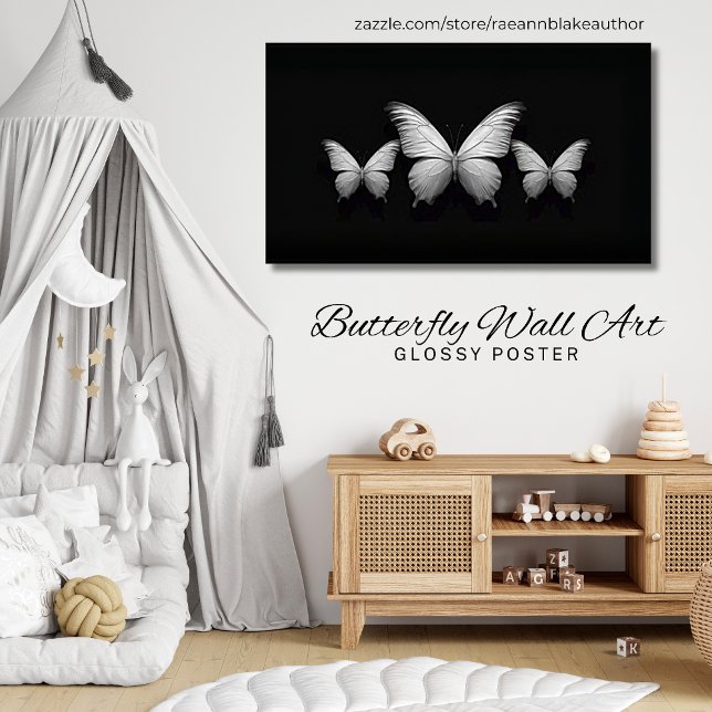 Pôster Arte de Parede Borboleta Poster Brilhante (Criador carregado)