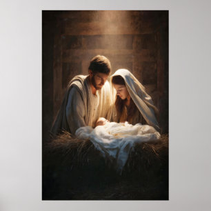Poster Arte de Parede Cena de Natal Arte de Natal Arte de