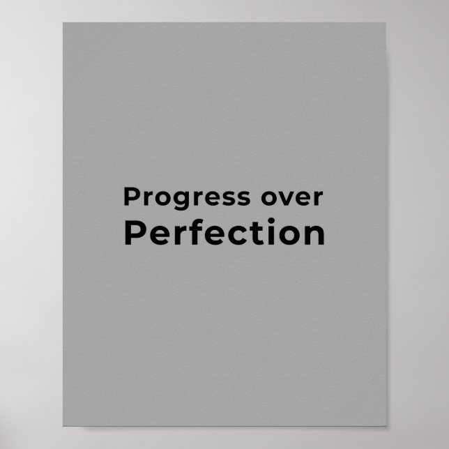 Poster Arte de parede com citação motivacional  (Frente)