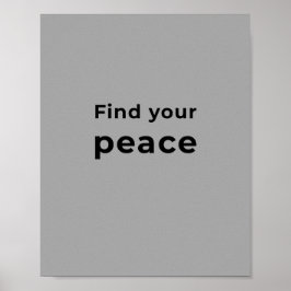 Poster Arte de parede com citações inspiradoras