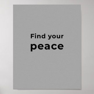 Poster Arte de parede com citações inspiradoras