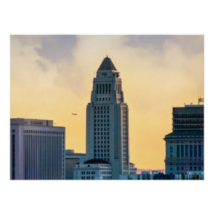 Pôster Arte de Parede da Prefeitura de Los Angeles Cent