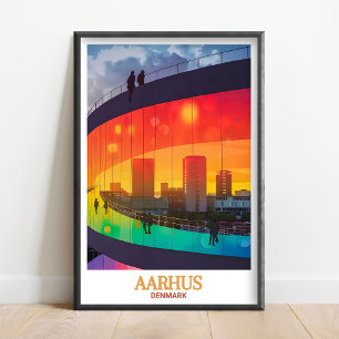 Poster Arte de Parede de Aarhus - ARoS Museu de Arte de A