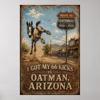 Arte de Parede de Burro de Oatman Arizona Rota 66