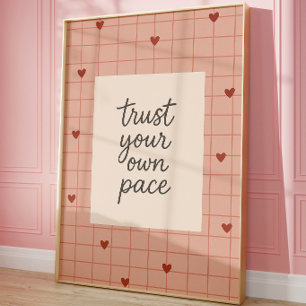 Poster Arte de Parede de Citação Motivacional Arte Mini