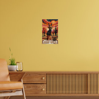 Poster Arte de Parede de Coelho do Deserto