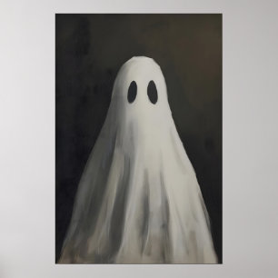 Poster Arte de Parede de Fantasma Vintage, Fantasma de Ha