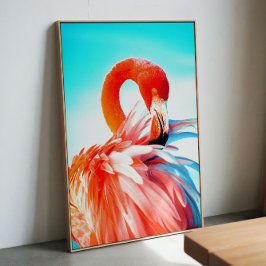 Poster Arte de parede de flamingo