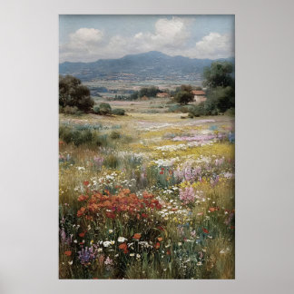 Poster Arte de Parede de Flores Silvestres Imprimíveis, A