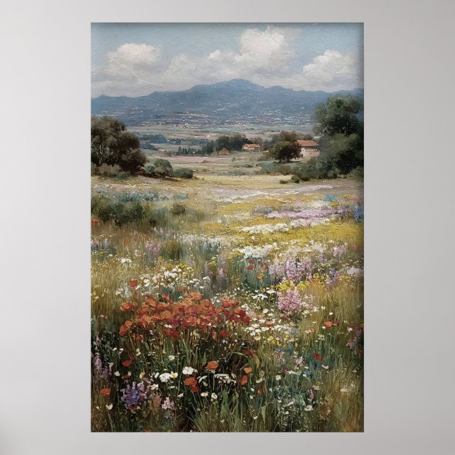 Poster Arte de Parede de Flores Silvestres Imprimíveis, A (Frente)