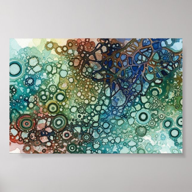 Poster Arte de parede de formas artísticas (Frente)