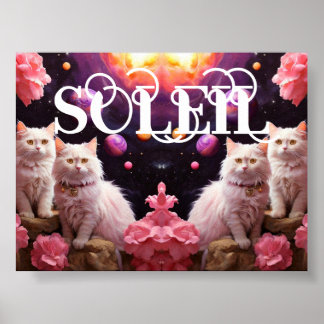 Poster Arte de Parede de Gato para Amantes de Gatos