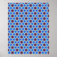 Arte de Parede de Ilusão Óptica Rotação Hex