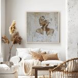 Poster Arte de Parede de Pintura de Moda Moderna<br><div class="desc">Melhore seu espaço com o sofisticado encanto da "Modern Fashion Portrait Painting Wall Art." Esta trabalho de arte cativante apresenta um retrato de uma jovem, lindamente renderizado em tons bege neutro com realces sutis. A elegante e minimalista design exude a estética moderna, fazer-a uma peça de declaração perfeita para qualquer...</div>