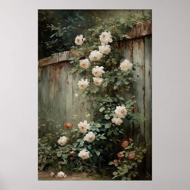 Poster Arte de Parede de Rosas em Molho Imprimível, Estam (Frente)