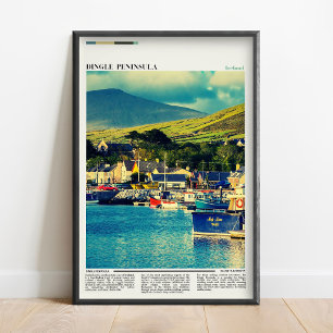 Poster Arte de Parede Dingle Irlanda _ Viagem pela Peníns