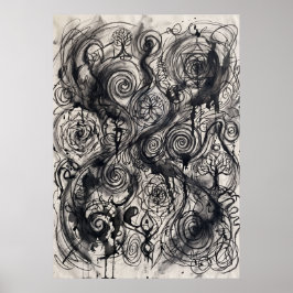 Poster Arte de Parede do Conselho Espiral das Vozes Ances
