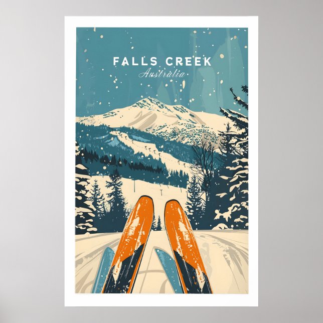Poster Arte de Parede do Falls Creek 1 (Frente)