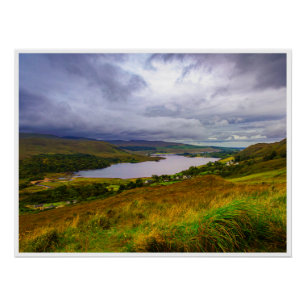 Pôster Arte de Parede do Lago da Montanha da Irlanda Foto