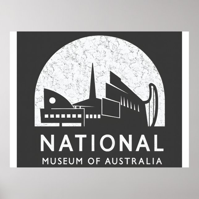 Poster Arte de parede do Museu Nacional da Austrália. (Frente)