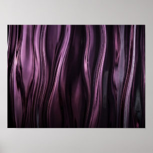 Poster Arte de Parede em Textura de Vidro Ondulado Violet