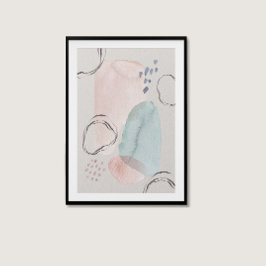 Poster Arte de Parede Estética do Abstrato de Aquaestolog