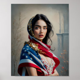 Poster Arte de Parede Festiva Elegante