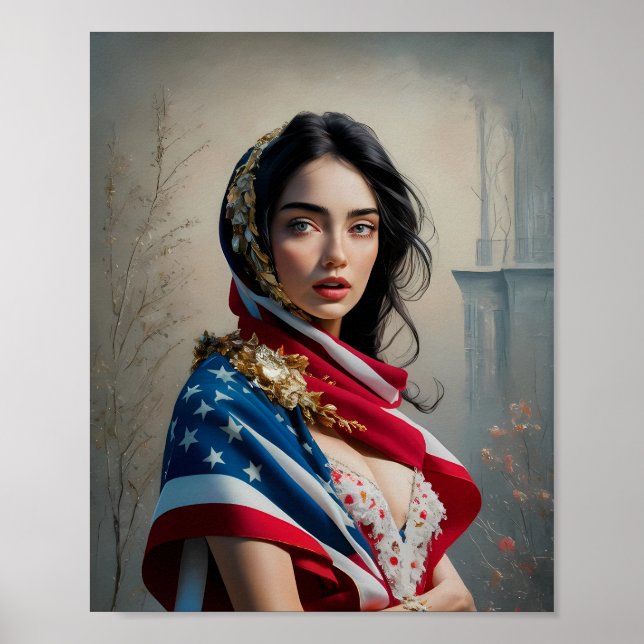 Poster Arte de Parede Festiva Elegante (Frente)