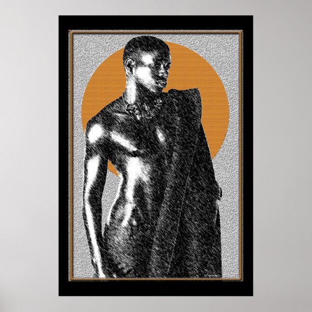 Pôster Arte de Parede Força e Identidade (Frente)