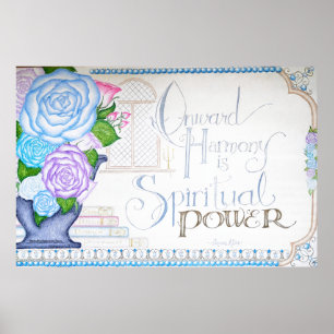 Poster Arte de Parede Harmonia Interior