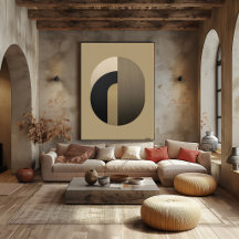 Arte de Parede Minimalista em Arco Art Déco | Dour