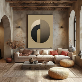 Poster Arte de Parede Minimalista em Arco Art Déco | Dour