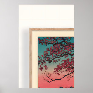 Poster Arte de Parede Momiji no Umi - Enseada Silenciosa 