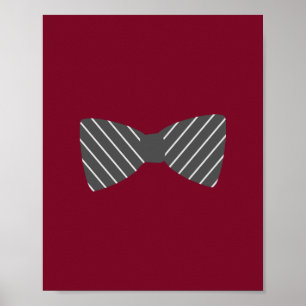 Pôster Arte de Parede para Berçário Darling Dapper Bowtie