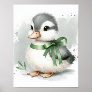 Poster Arte de Parede para Berçário de Patos